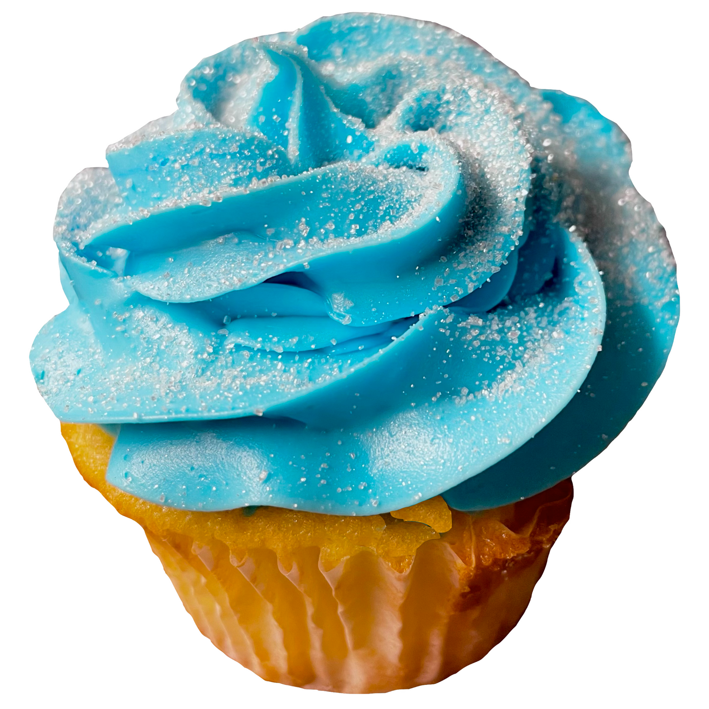 Light Blue Cupcakes