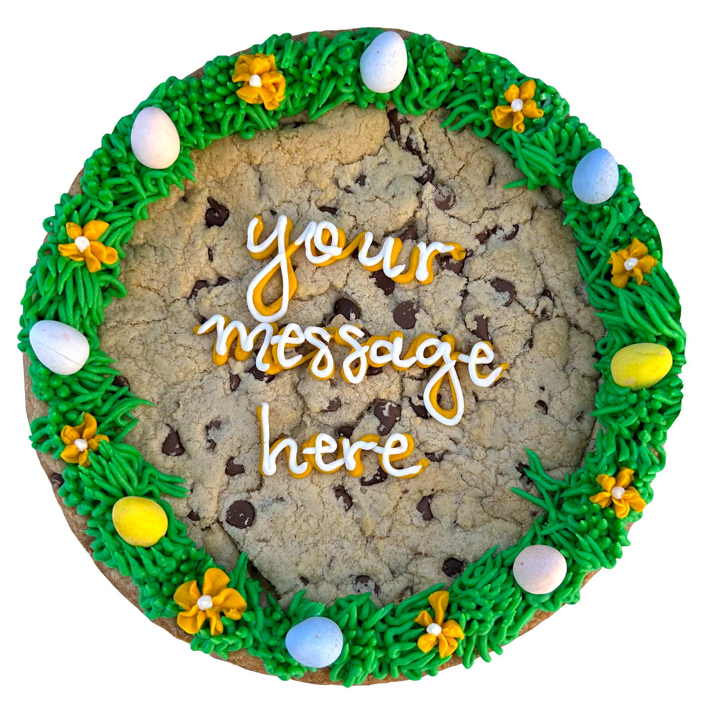 Easter Egg Cookie Cake