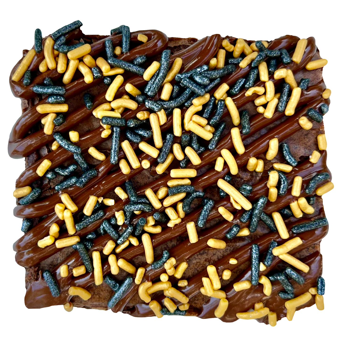 Gold Sprinkle Brownies
