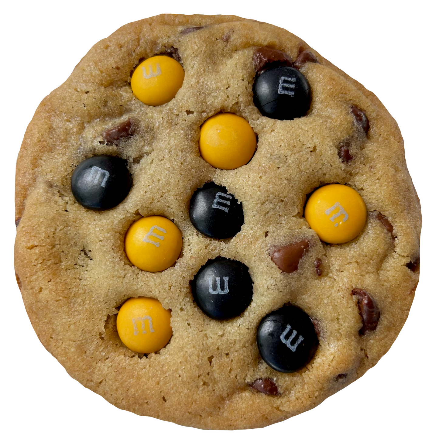 Black & Gold M&M Cookies
