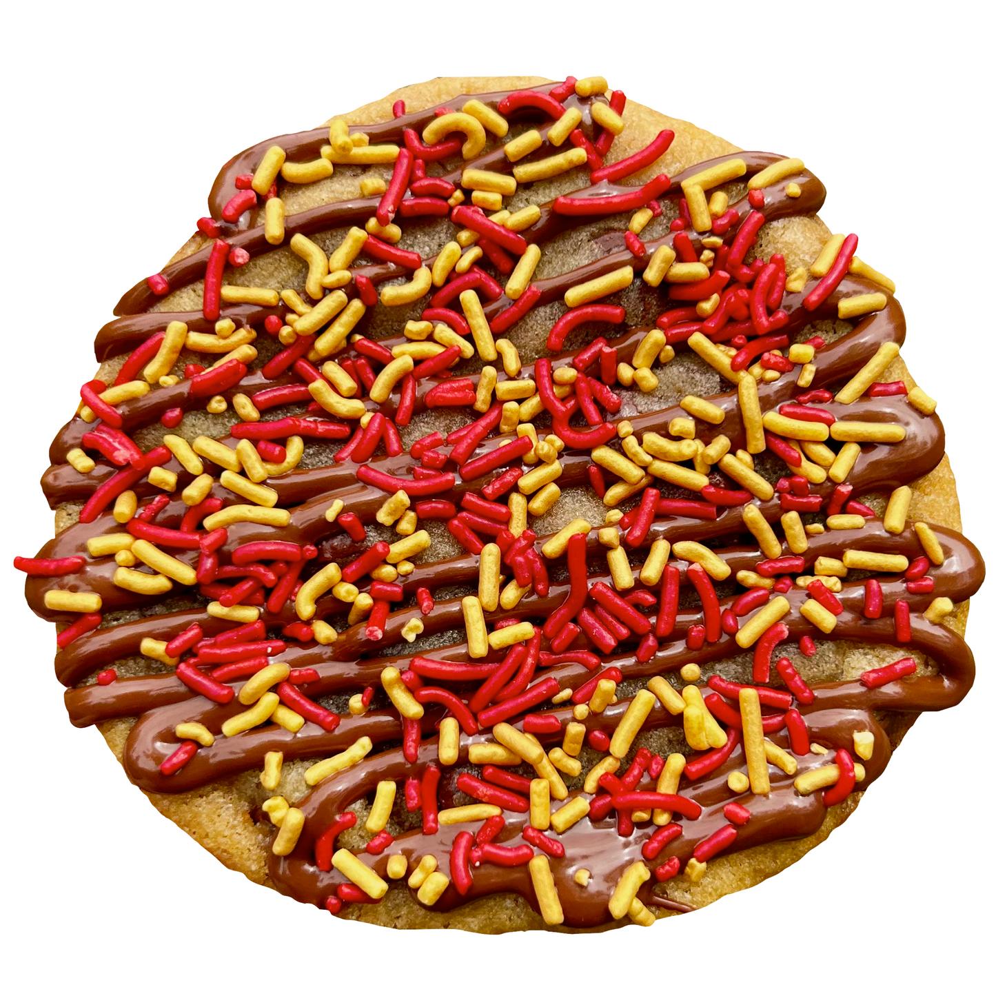 Maroon Sprinkle Cookies