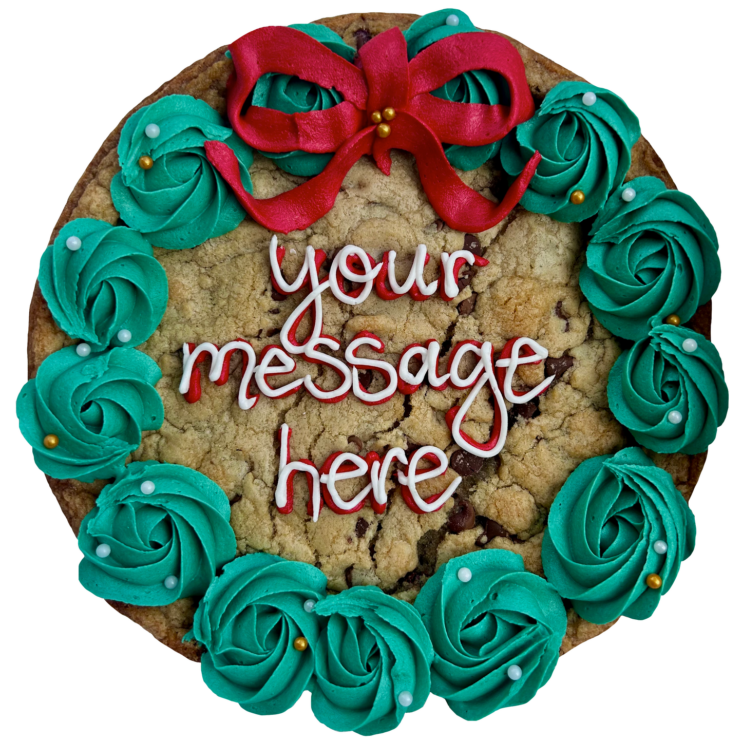 Wreath Cookie Cake
