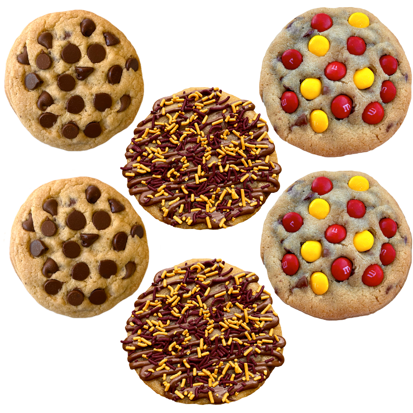 Maroon & Gold Cookie Box