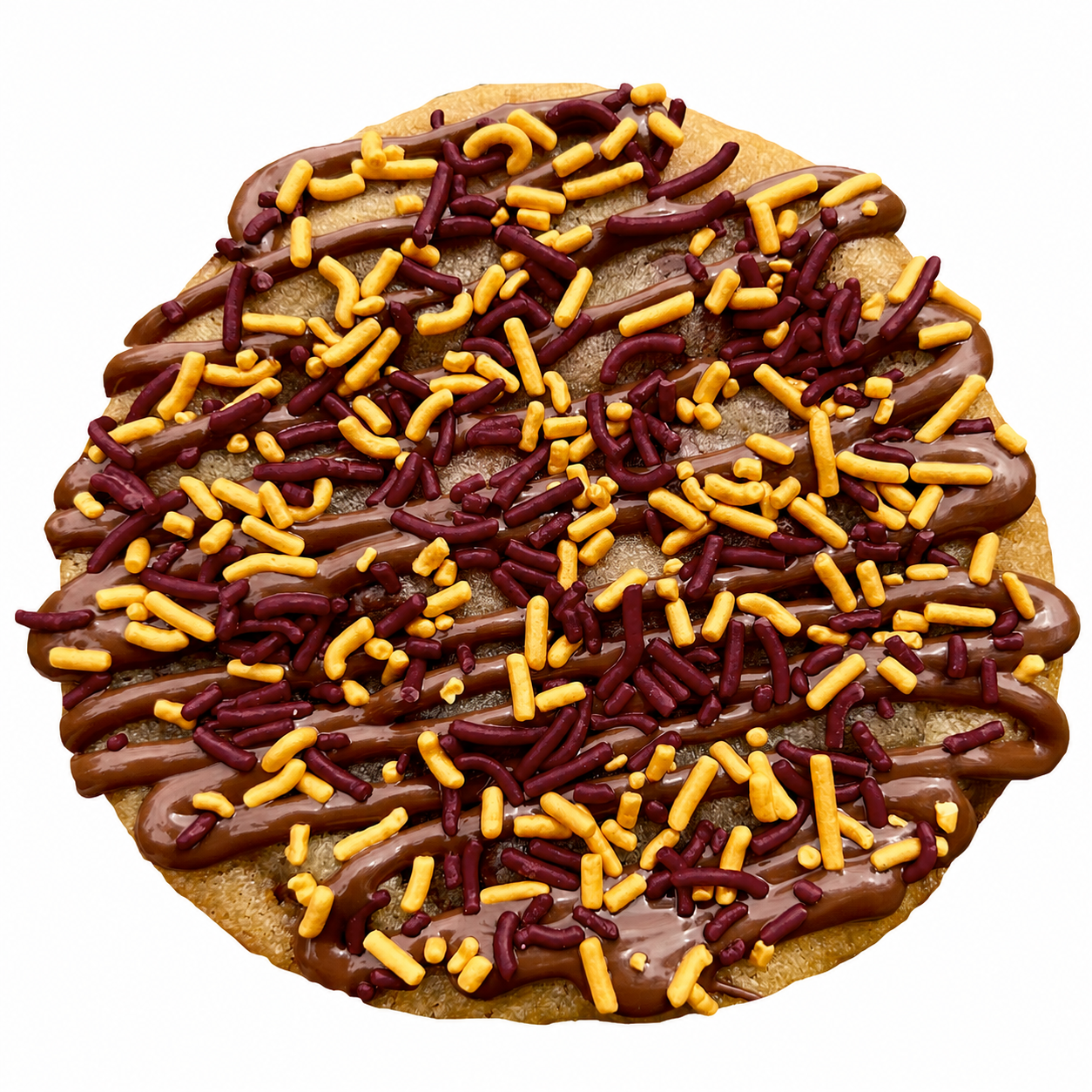 Maroon & Gold Sprinkle Cookies