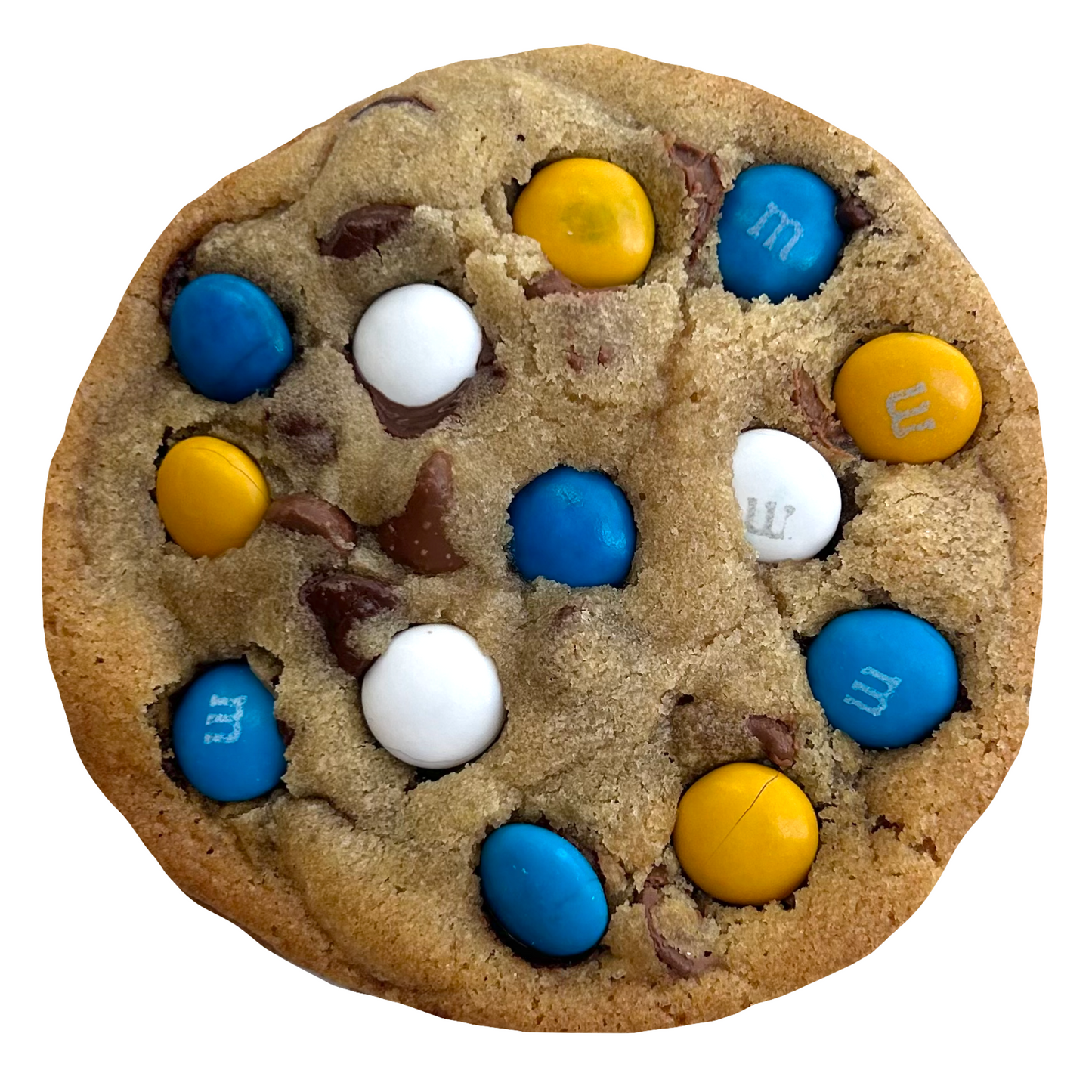Navy M&M Cookies