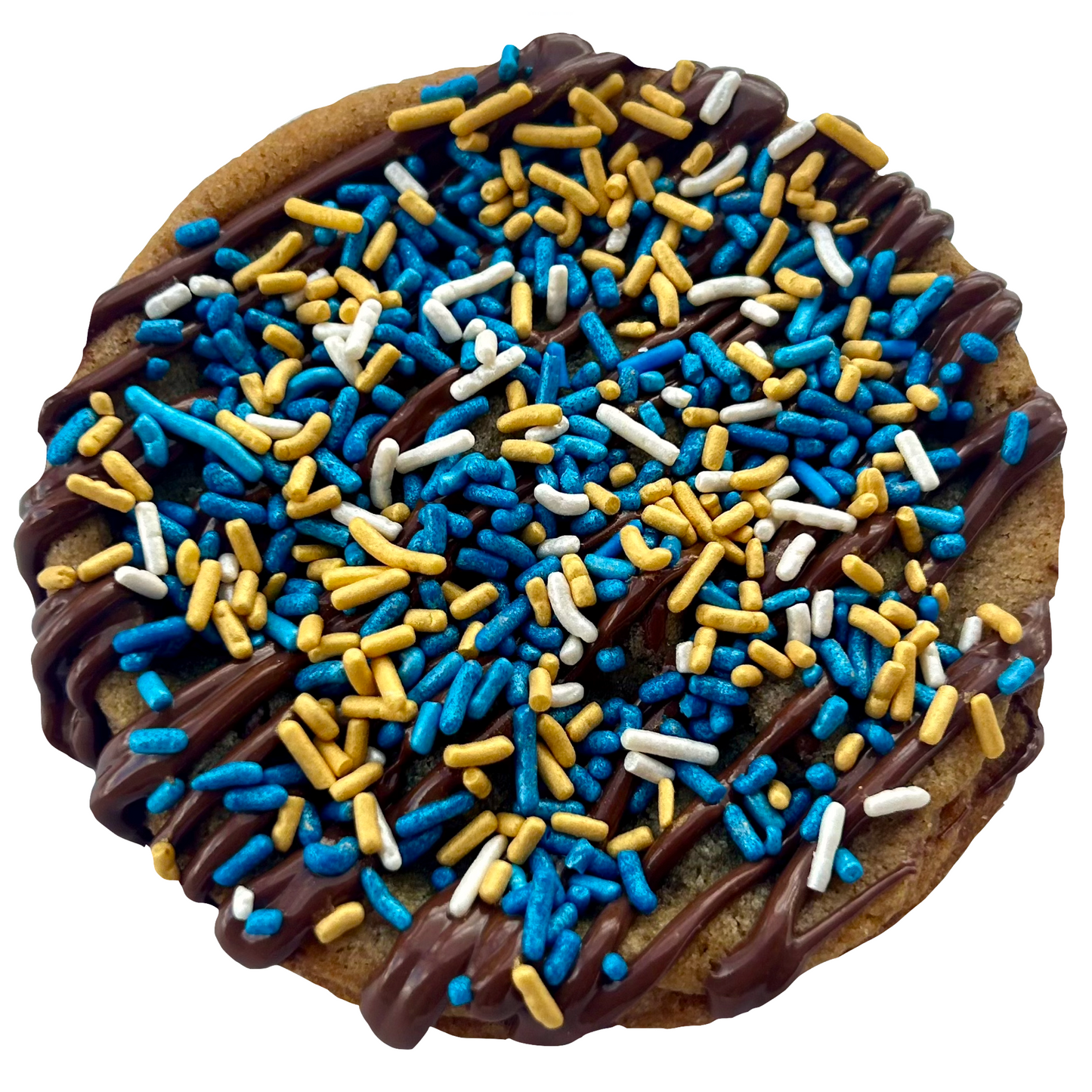 Navy Sprinkle Cookies