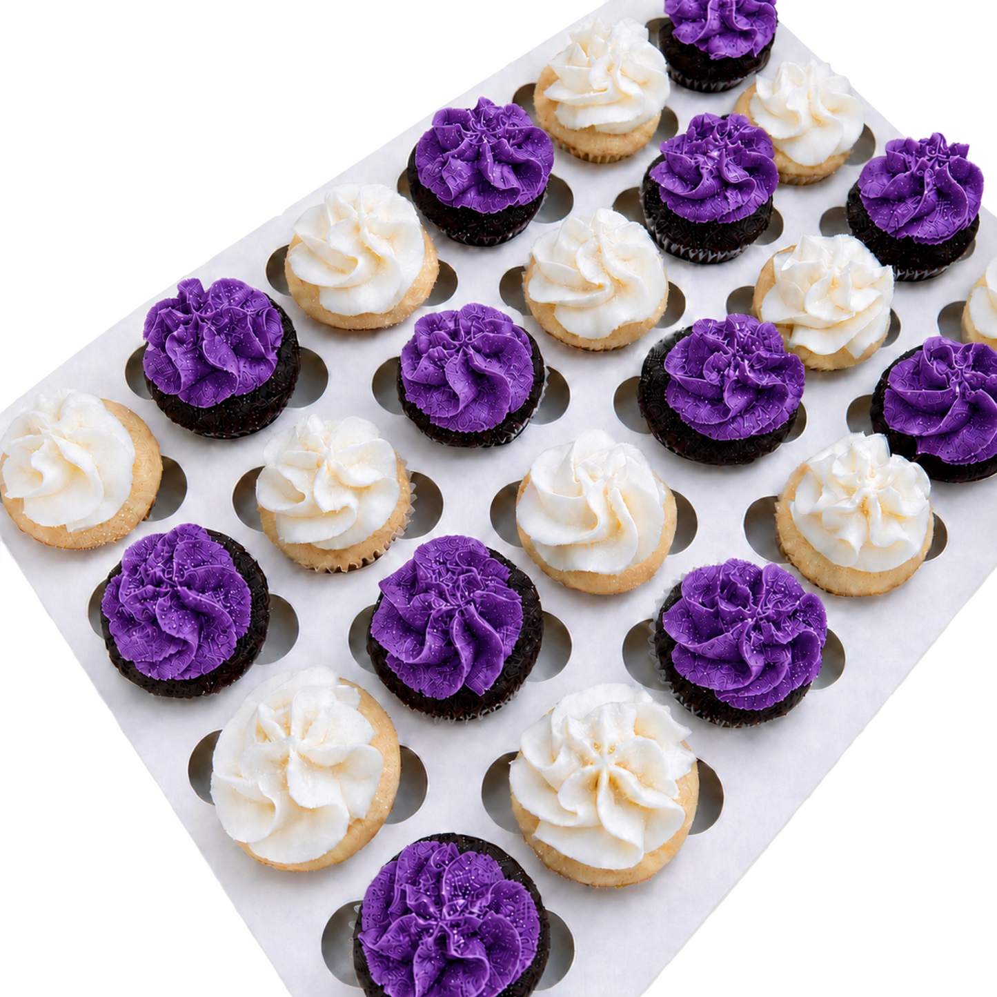 Purple Mini Cupcake Party Box