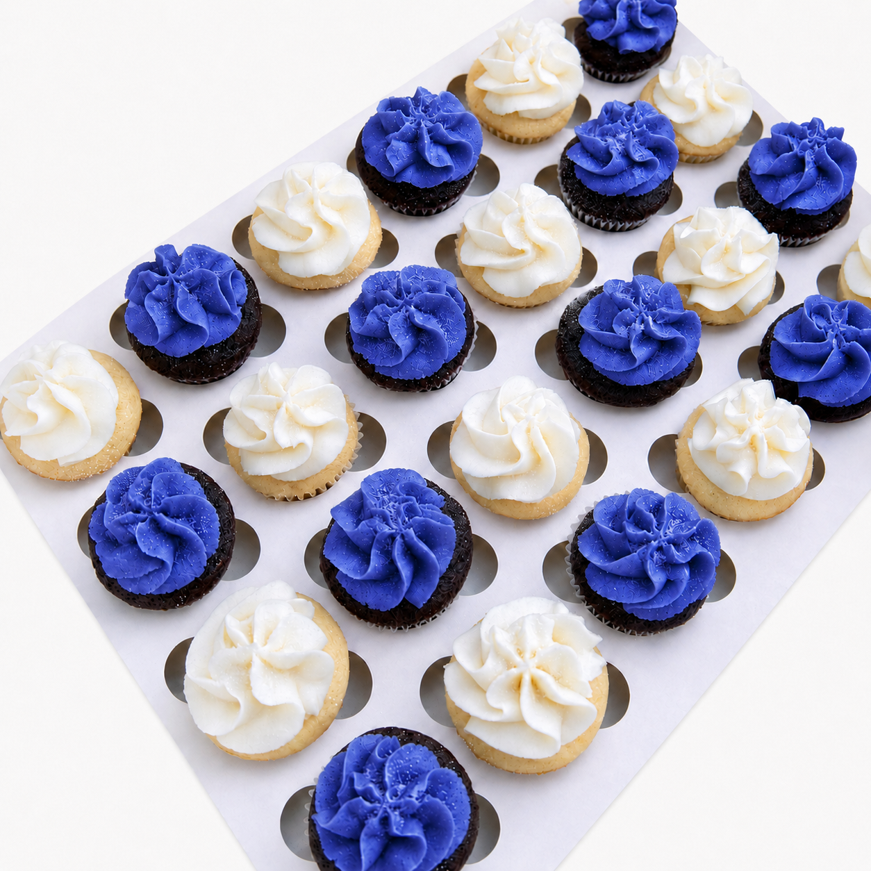 Royal Blue Mini Cupcake Party Box