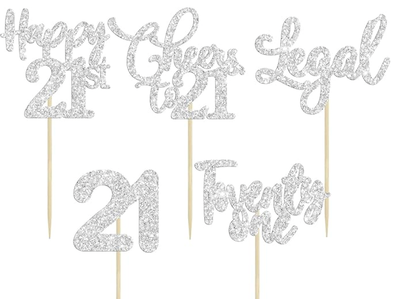 21st Birthday Cupcakes