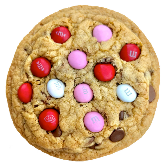 Valentine's M&M Cookies