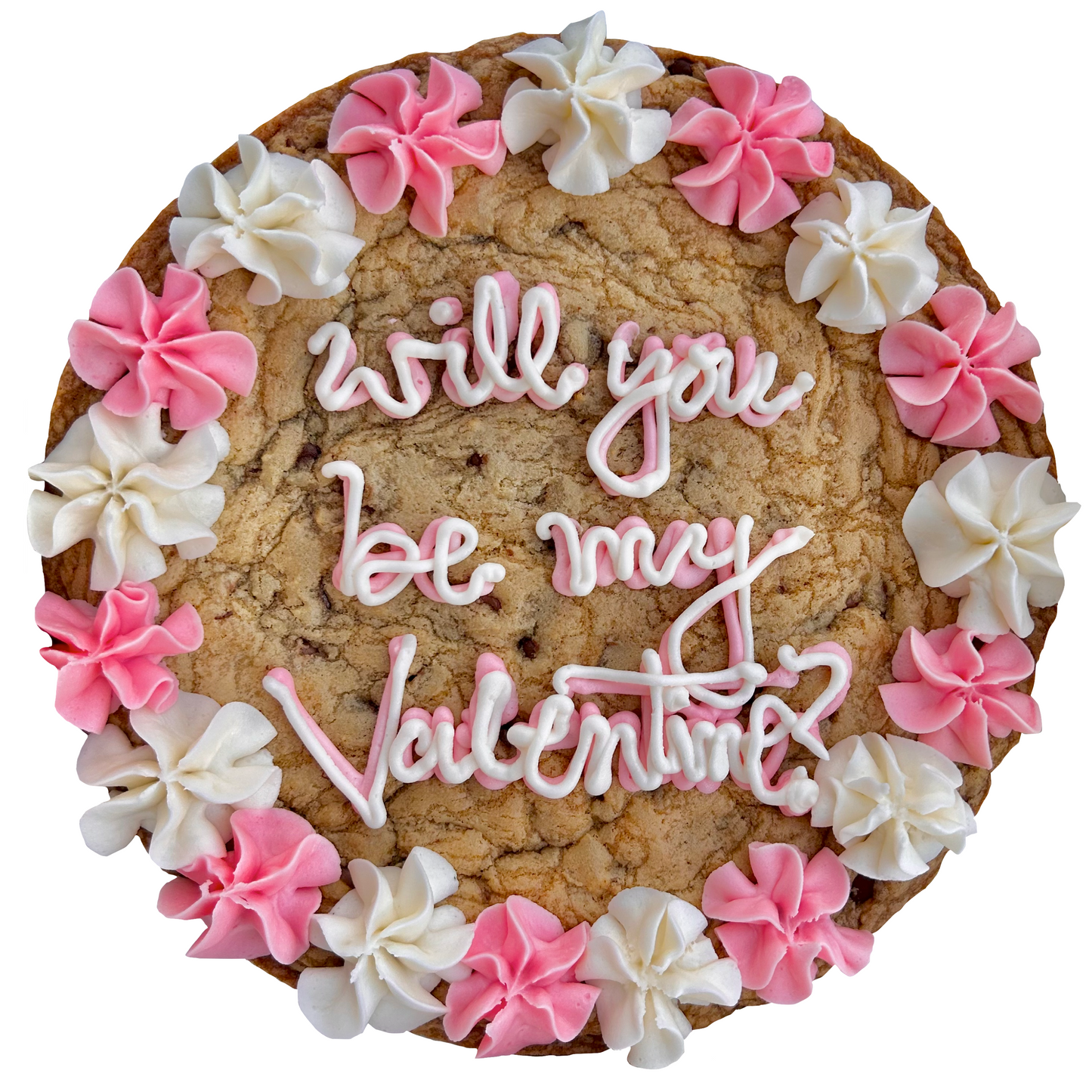 Will You Be My Valentine Cookie Cake