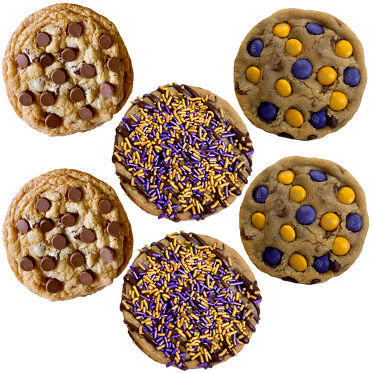 Purple & Gold Cookie Box