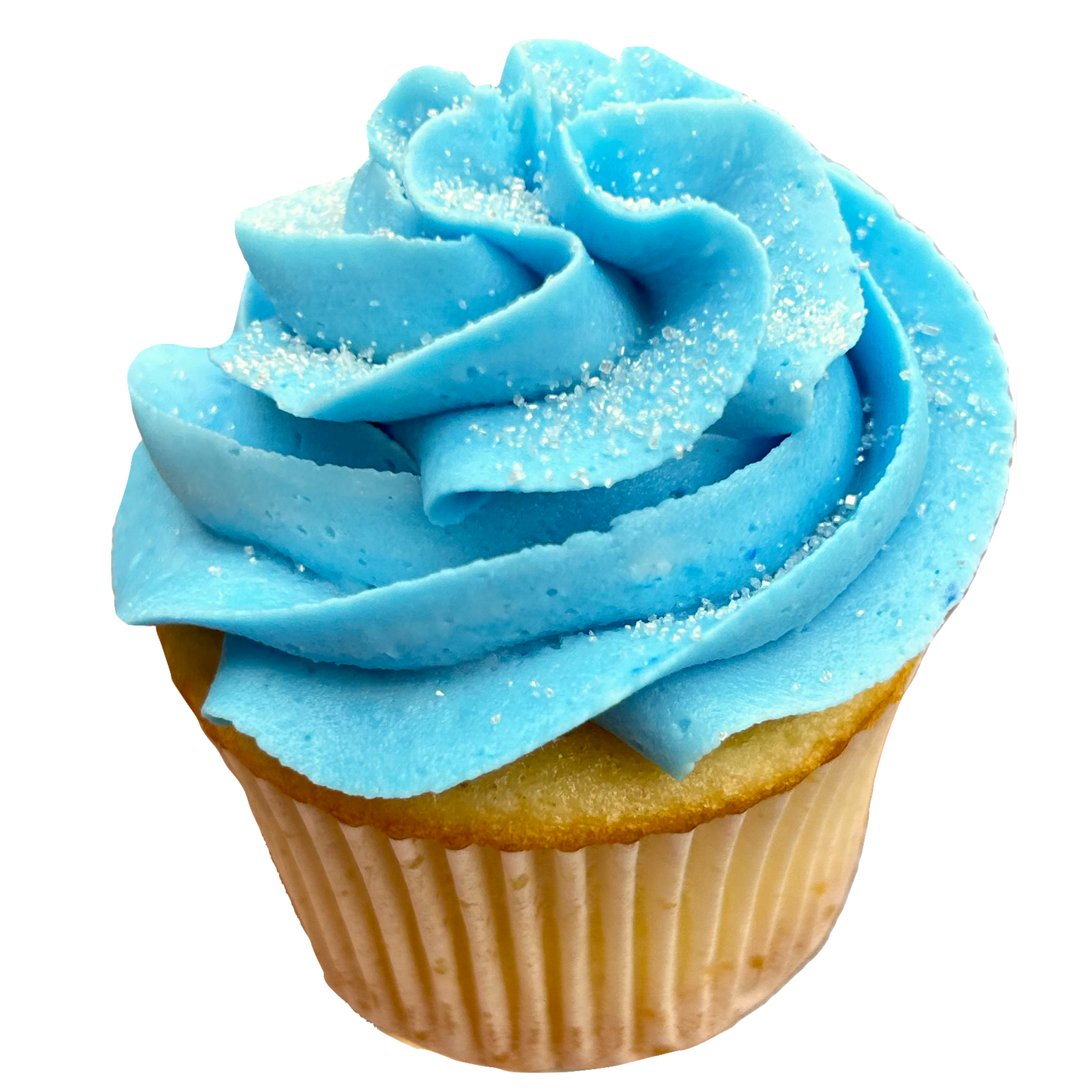 Light Blue Cupcakes