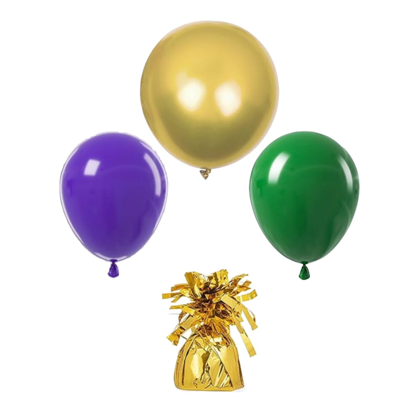 Mardi Gras Balloon Arrangement