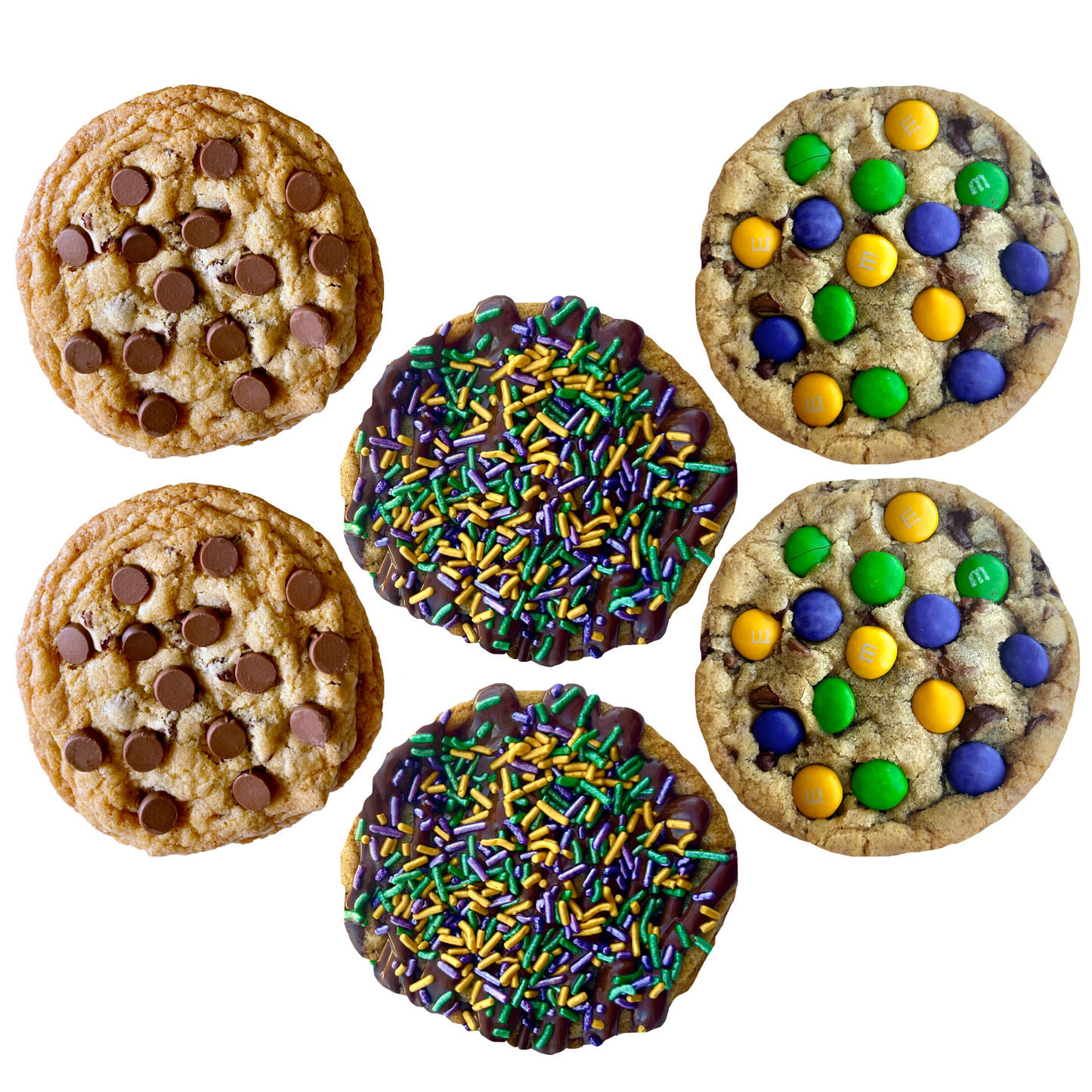 Mardi Gras Cookie Box