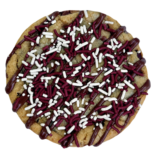 Maroon Sprinkle Cookies