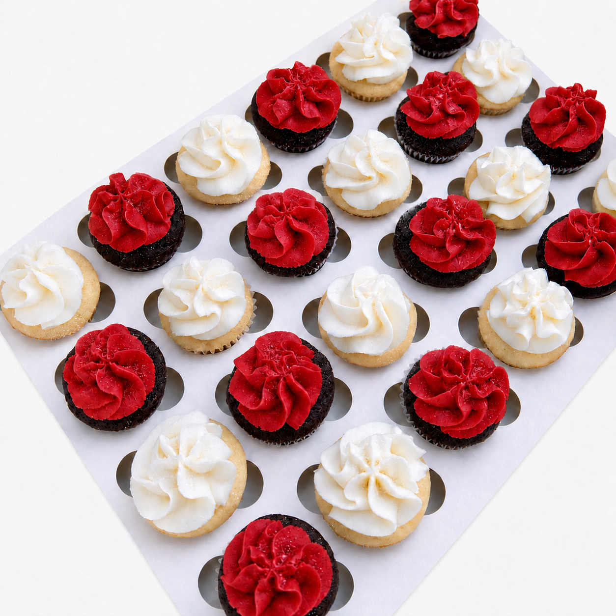 Red Mini Cupcake Party Box