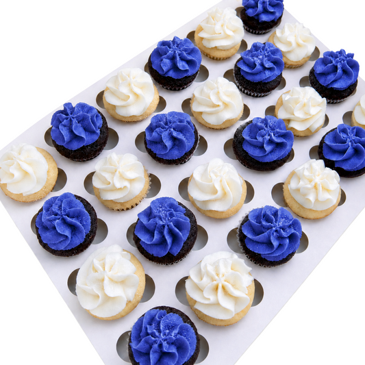 Royal Blue Mini Cupcake Party Box