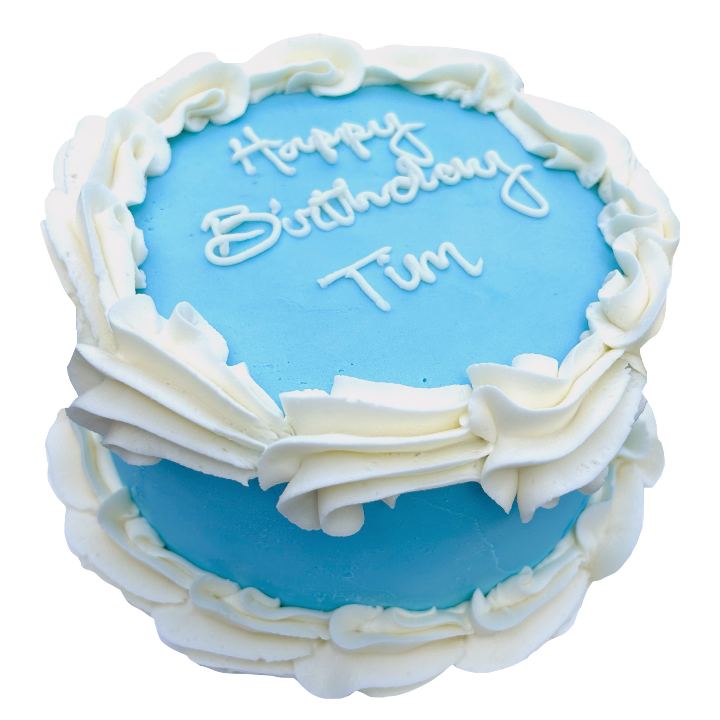 Gluten-Friendly Vanilla Circular Cake